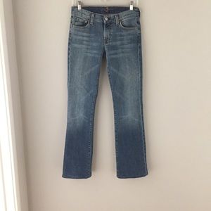 7 For All Mankind Bootcut Jeans.  28